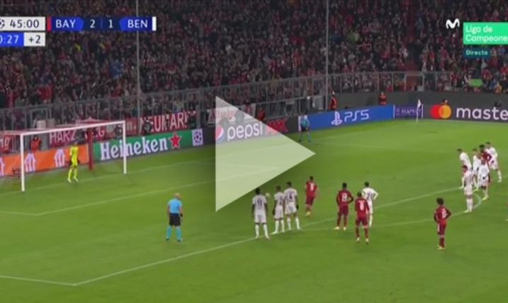 Lewandowski strzela w środek z rzutu karnego i... [VIDEO]